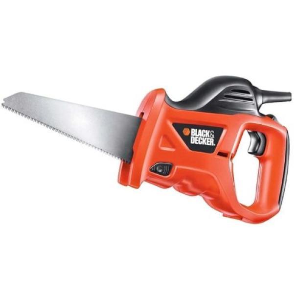 seghetto alternativo elettrico Black Decker KS880EC QS con lama in metallo e corpo ergonomico arancione