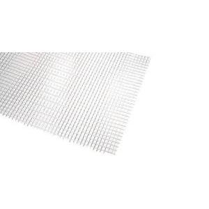 Rete armatura fibra vetro maglia larga bianca 500x100 cm rinforzo intonaco