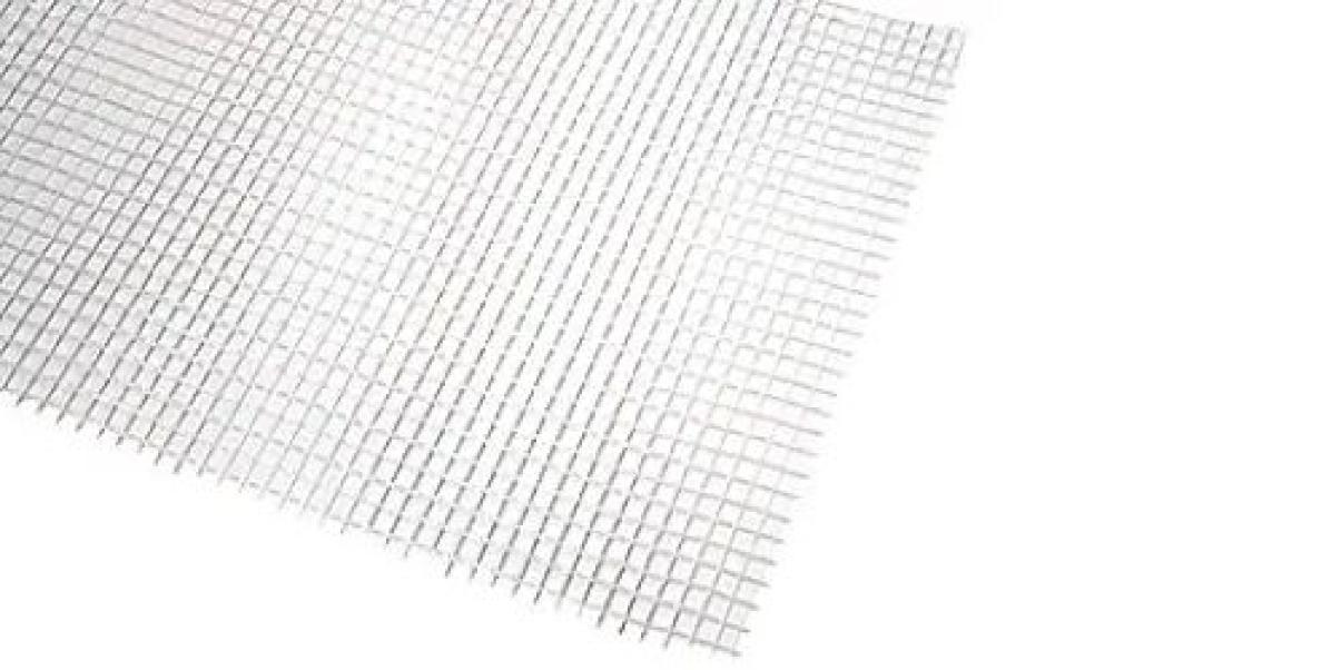 Rete di armatura in fibra di vetro bianca a maglia larga per isolamento e intonaco Rofix P100