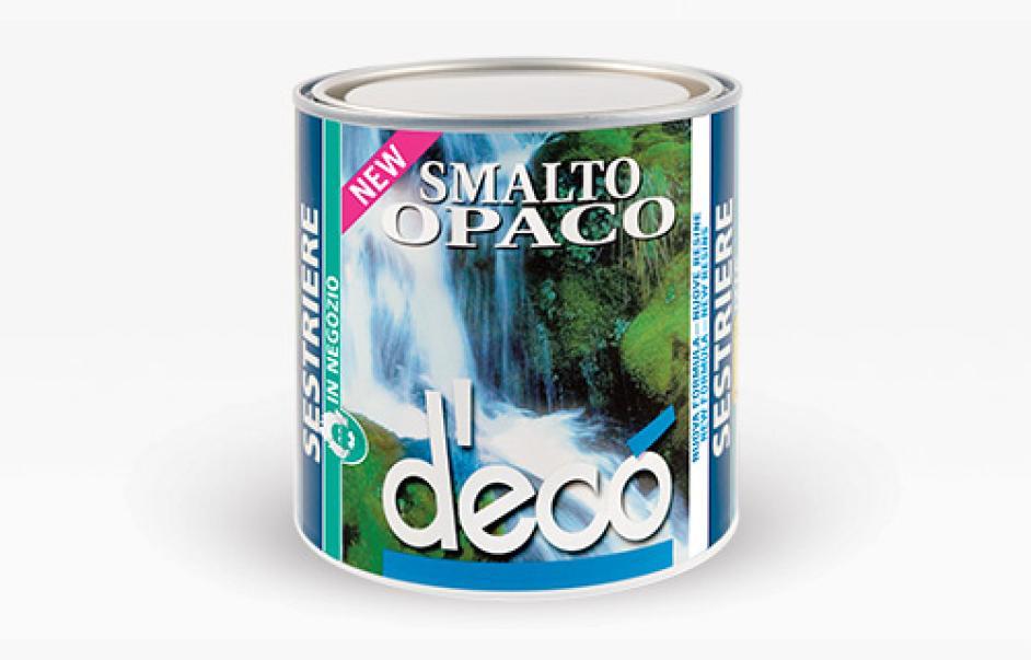 barattolo di smalto opaco bianco da 0,75 litri Sestriere per decorazioni interne