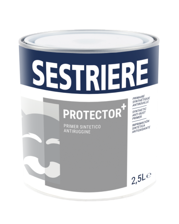 Primer sintetico antiruggine rosso ossido Sestriere per ferro e legno confezione 0,5 litri