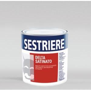 Smalto satinato antiruggine nero 2,5l  uso metalli interni esterni