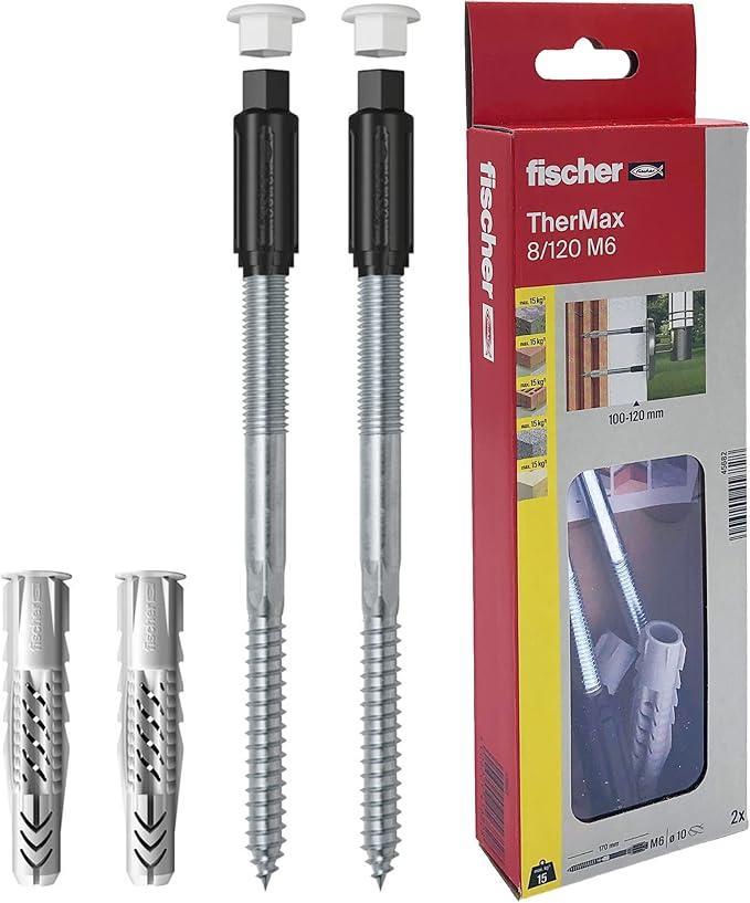 fischer italia fischer thermax 10/120 m8 cf=20pz cod.45698 - foto 1