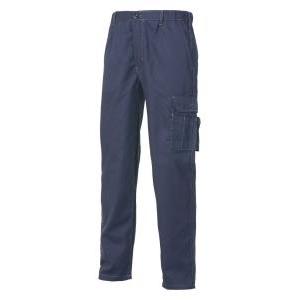 Logica - pantaloni estivi cotone blu navy tg. 56