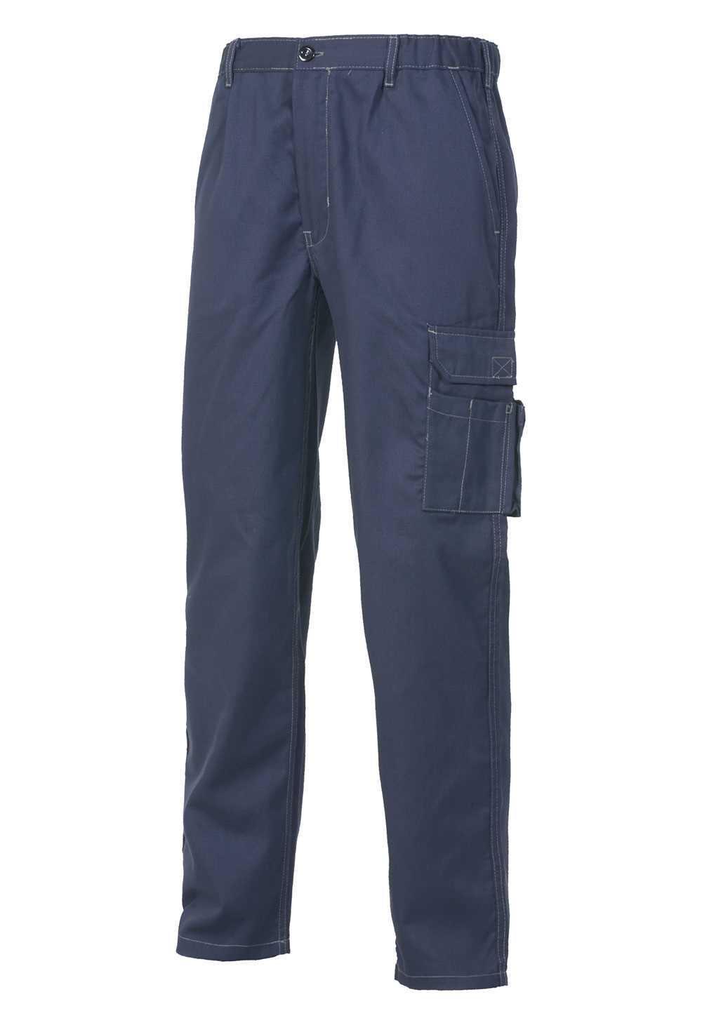 logica professional logica - pantaloni estivi cotone blu navy tg. 56 - foto 1