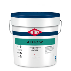- ad 10 w fondo pigmentato bianco lt. 15