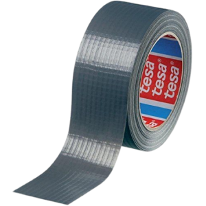 Nastro telato  tesa alta resistenza rotolo 25 metri nero