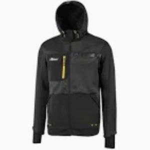 Felpa tecnica da lavoro u group upower galaxy black carbon taglia xl con cappuccio