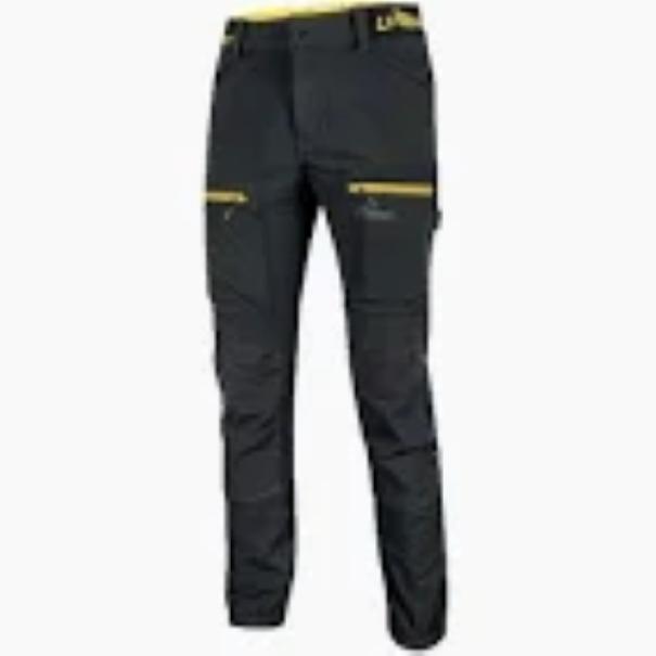 Pantalone da lavoro U Power Horizon Black Carbon taglia M con zip tecniche