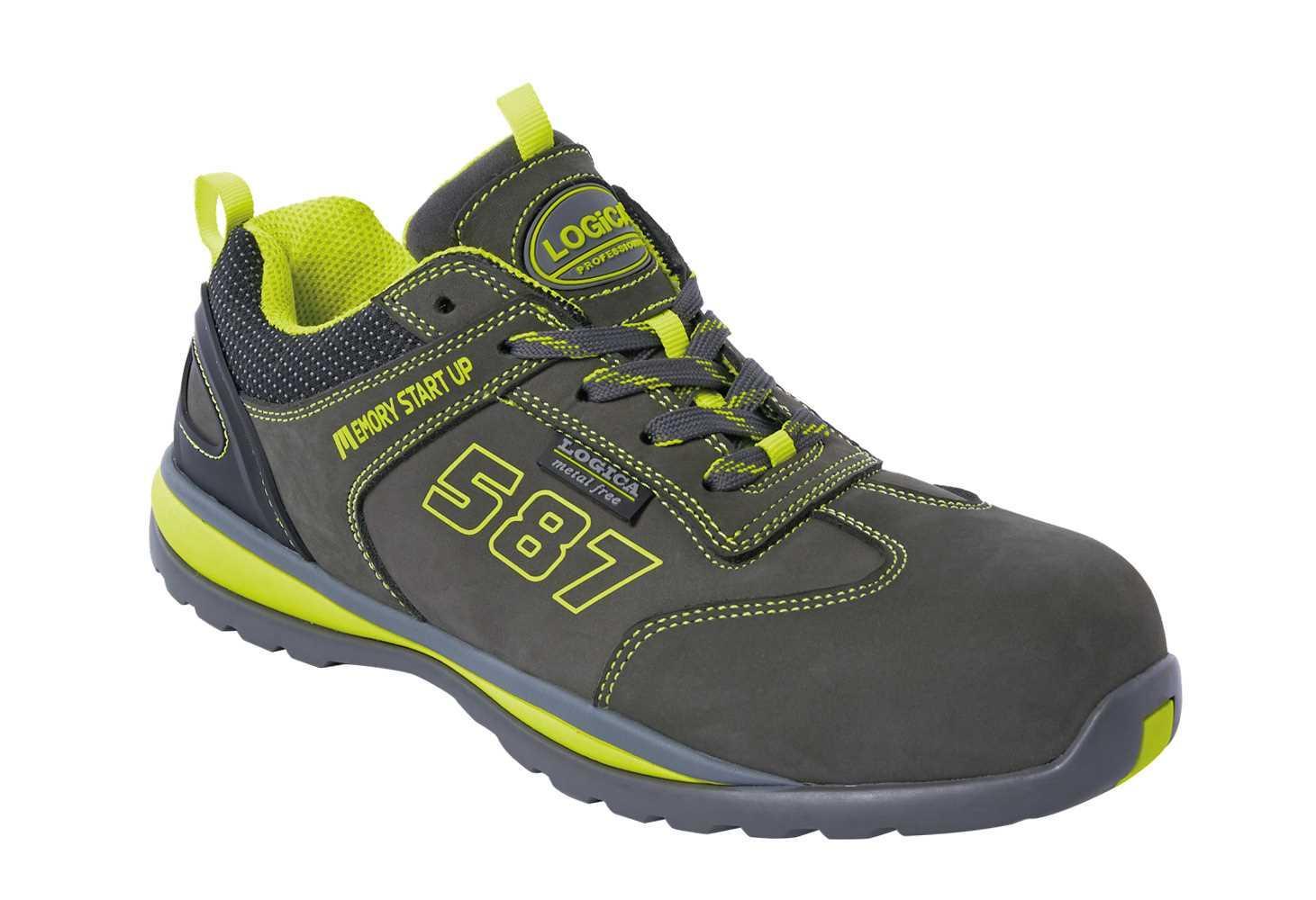 logica professional logica - scarpa antinfortunistica bassa nabuk s3 sra metal free tg. 44 - foto 1