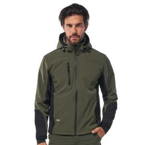 Logica - giacca softshell 4 stagioni uragan7 verde militare