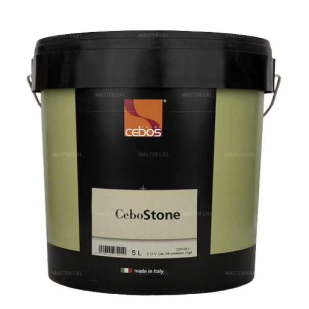 Rivestimento decorativo minerale Cebos CeboStone effetto pietra secchio 5 litri
