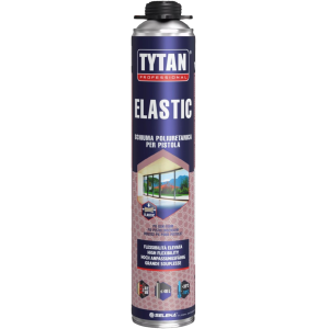 Schiuma poliuretanica elastica  tytan professional elastic 750 ml per pistola