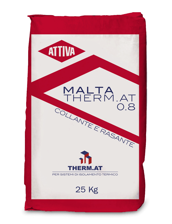 attiva attiva - malta therm.at 0,8 mm xp grigio 25 kg - foto 1