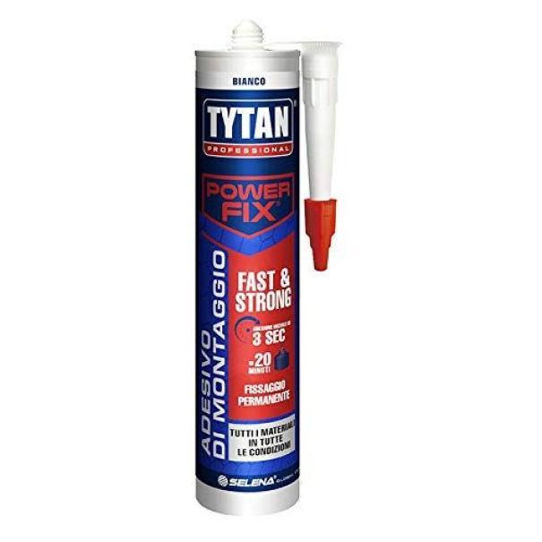 adesivo di montaggio rapido bianco Selena Italia Tytan Power Fix 100 ml confezione professionale