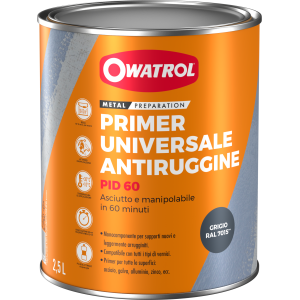 - pid 60 industrie primer anticorrosivo grigio ral 7015 0,75 lt