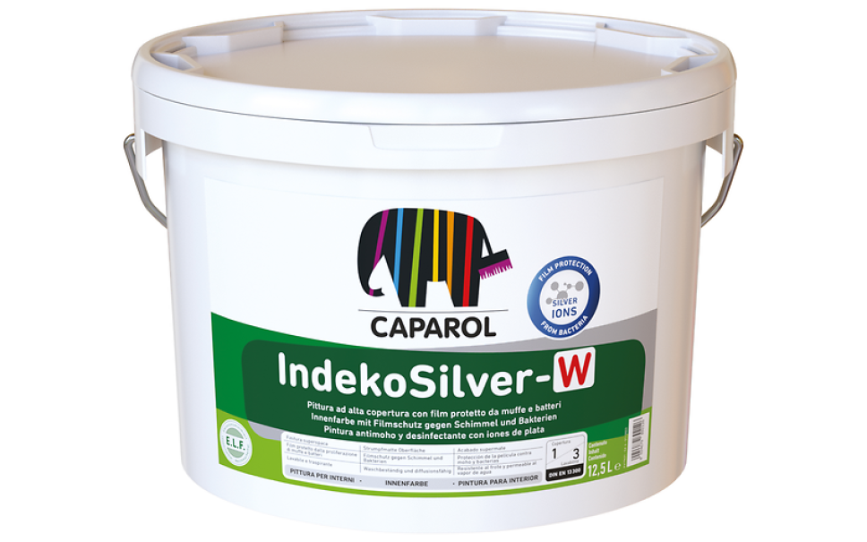 caparol caparol - indekosilver-w pittura lavabile e traspirante - foto 1