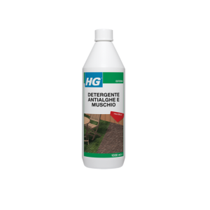 Hg detergente anti-alghe e muschio - rimozione e prevenzione a lunga durata da 1 lt