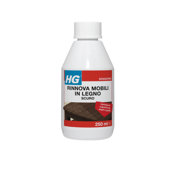 hg italia hg rinnova mobili in legno scuro - smacchiatore e riparatore efficace da 0.25 lt - foto 1