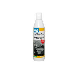 Hg lava e lucida per acciaio inox – detergente lucidante multiuso da 0.25 lt