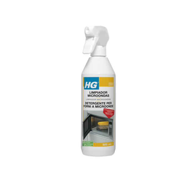 hg italia hg detergente per forni a microonde 0.5l - foto 1