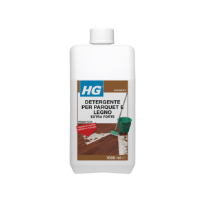 Hg detergente extra forte per parquet – rimozione sporco e film protettivi da 1 lt