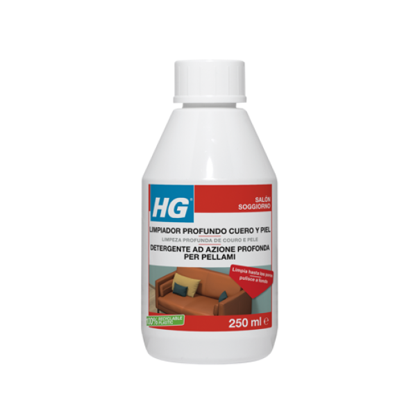 hg italia hg detergente ad azione profonda per pellami 0.25l - foto 1