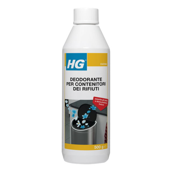 hg italia hg deodorante per contenitori dei rifiuti 0.5kg - foto 1