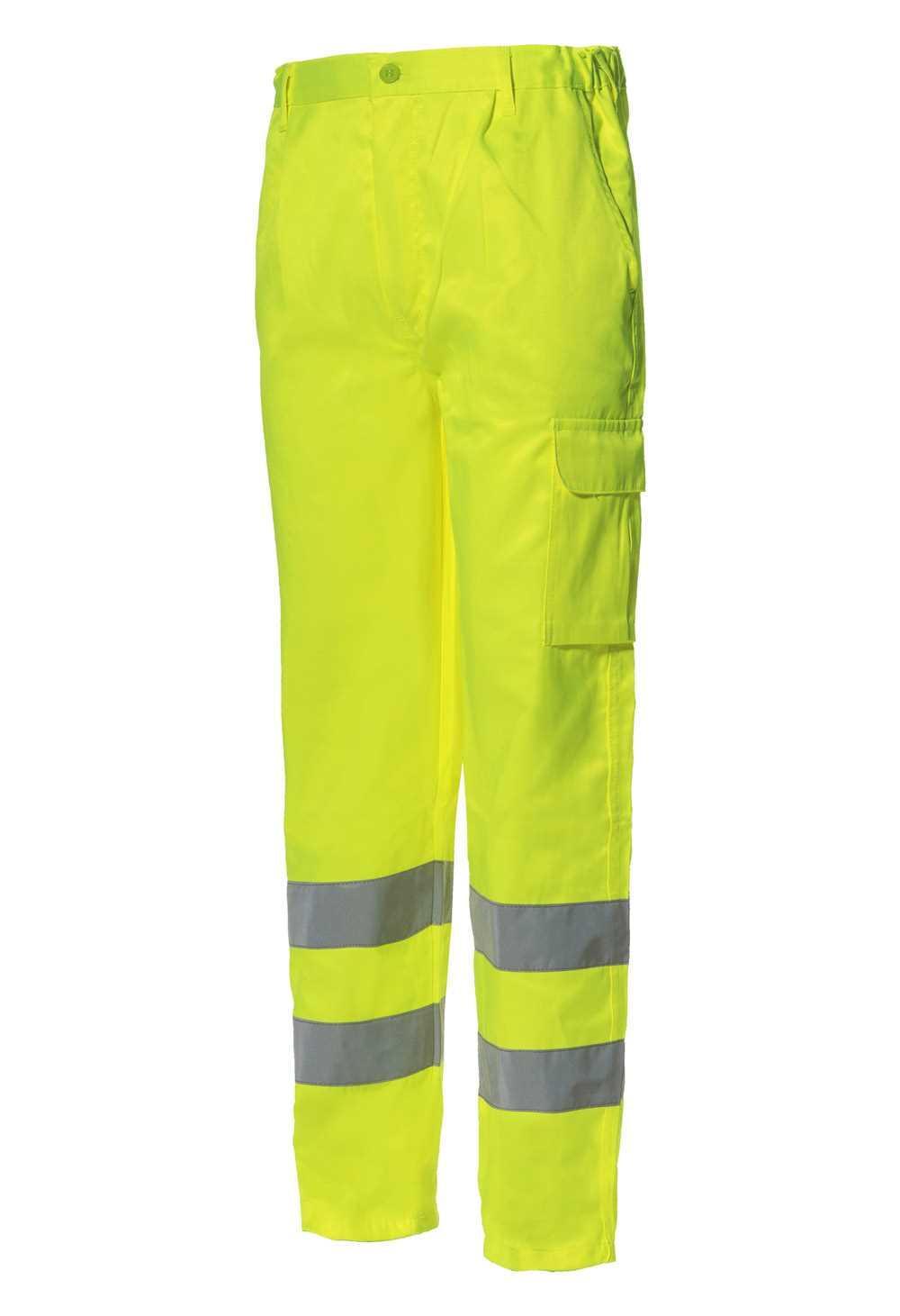 logica professional logica - pantaloni 4 stagioni alta visibilita policotone classe 2 giallo - tg. l - foto 1