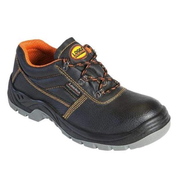 scarpa antinfortunistica bassa in pelle nera S3 taglia 45 logica professional parte laterale