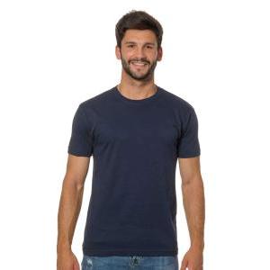 Logica - t-shirt manica corta cotone blu leggera estiva tg. xl