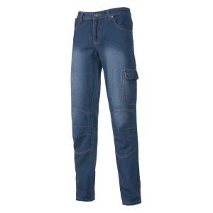 Logica - pantaloni jeans stretch 4 stagioni robusti ed elasticizzati tg. 54