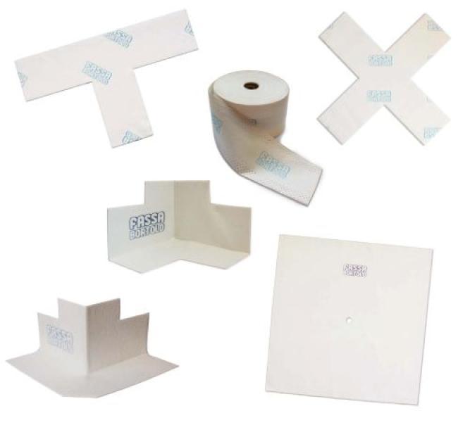 accessori impermeabilizzanti fassa aquazip elastoband angoli t croce e maschera