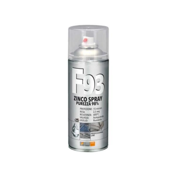 spray zinco viridex f93 98 percento per protezione metalli 400 ml