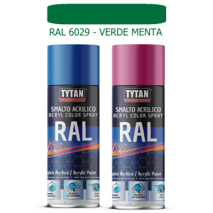Tytan - smalto acrilico art spray rapida essicazione 400 ml ral 6029 verde menta