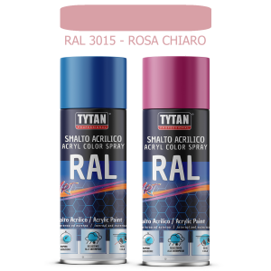 Tytan - smalto acrilico art spray rapida essicazione 400 ml ral 3015 rosa chiaro