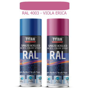 Tytan - smalto acrilico art spray rapida essicazione 400 ml ral 4003 viola erica