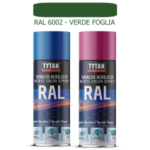 Tytan - smalto acrilico art spray rapida essicazione 400 ml ral 6002 verde foglia