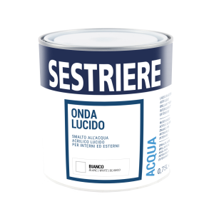 Smalto acrilico lucido bianco 2.5l  per interni ed esterni