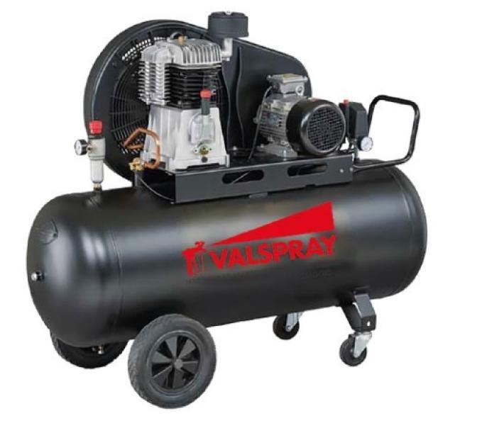 Compressore aria 90 litri professionale Val Spray Bergamo trasmissione a cinghia