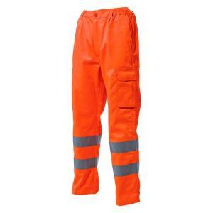 Logica - pantaloni 4 stagioni alta visibilità arancio tg. 52