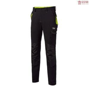 Pantalone da lavoro tecnico  ciclone 5 nero giallo taglia l