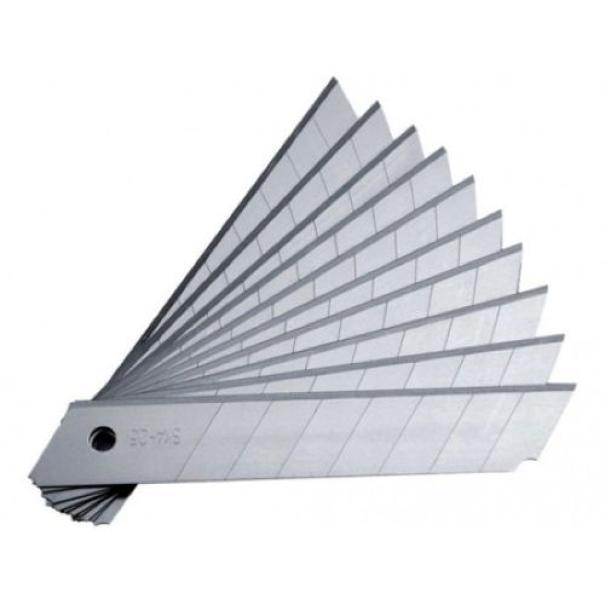 Set di lame spezzabili da 18 mm Kapriol per cutter con 10 pezzi di ricambio