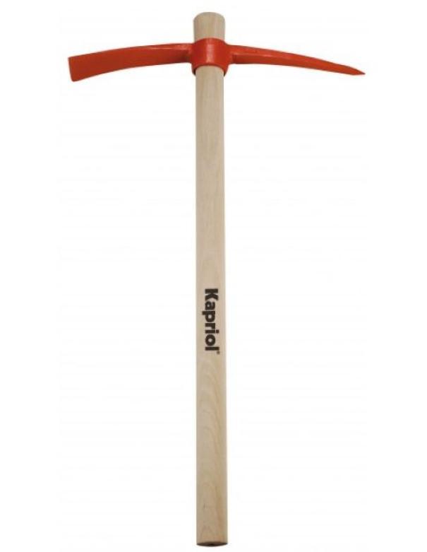 piccone kapriol con manico in legno 1700 grammi utensile per scavo e lavori edili