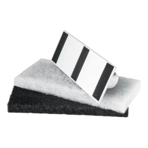 Frattazzo per pulitura Kapriol con spugne abrasive intercambiabili per edilizia professionale