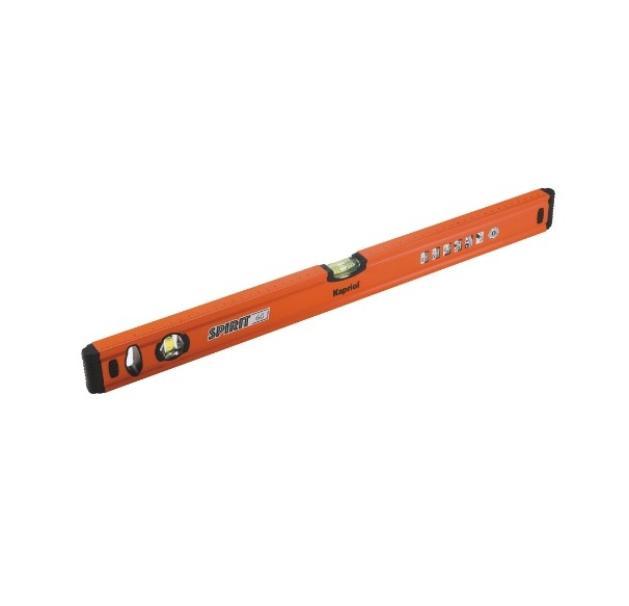 morganti spa kapriol - livella a bolla spirit in alluminio nervato arancione cm. 60 - foto 1
