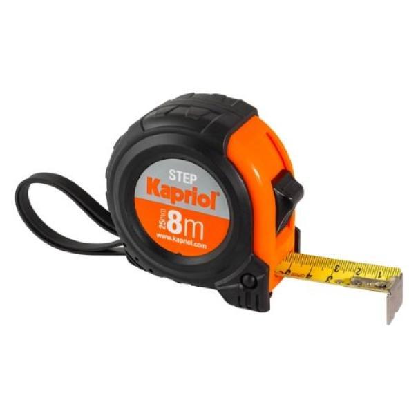 Flessometro Kapriol compatto da 8 metri per misurazioni precise in edilizia e fai da te