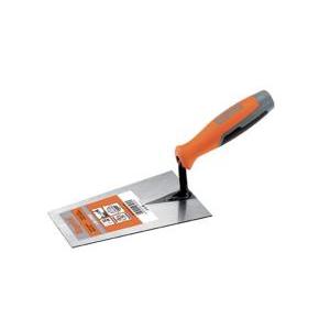 Cazzuola punta quadra  progrip 18 cm lama acciaio temprato manico ergonomico