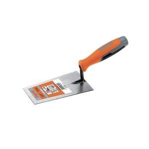 Kapriol - cazzuolino punta quadra in acciaio con manico progrip cm. 14