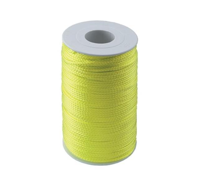 Bobina filo tracciatore Kapriol in nylon giallo fluo ad alta resistenza per muratura e cantieri